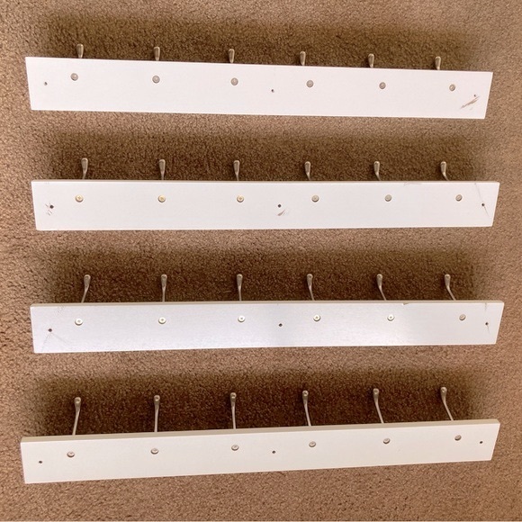 Coat racks heavy duty hooks lot of 4 - Picture 5 of 13